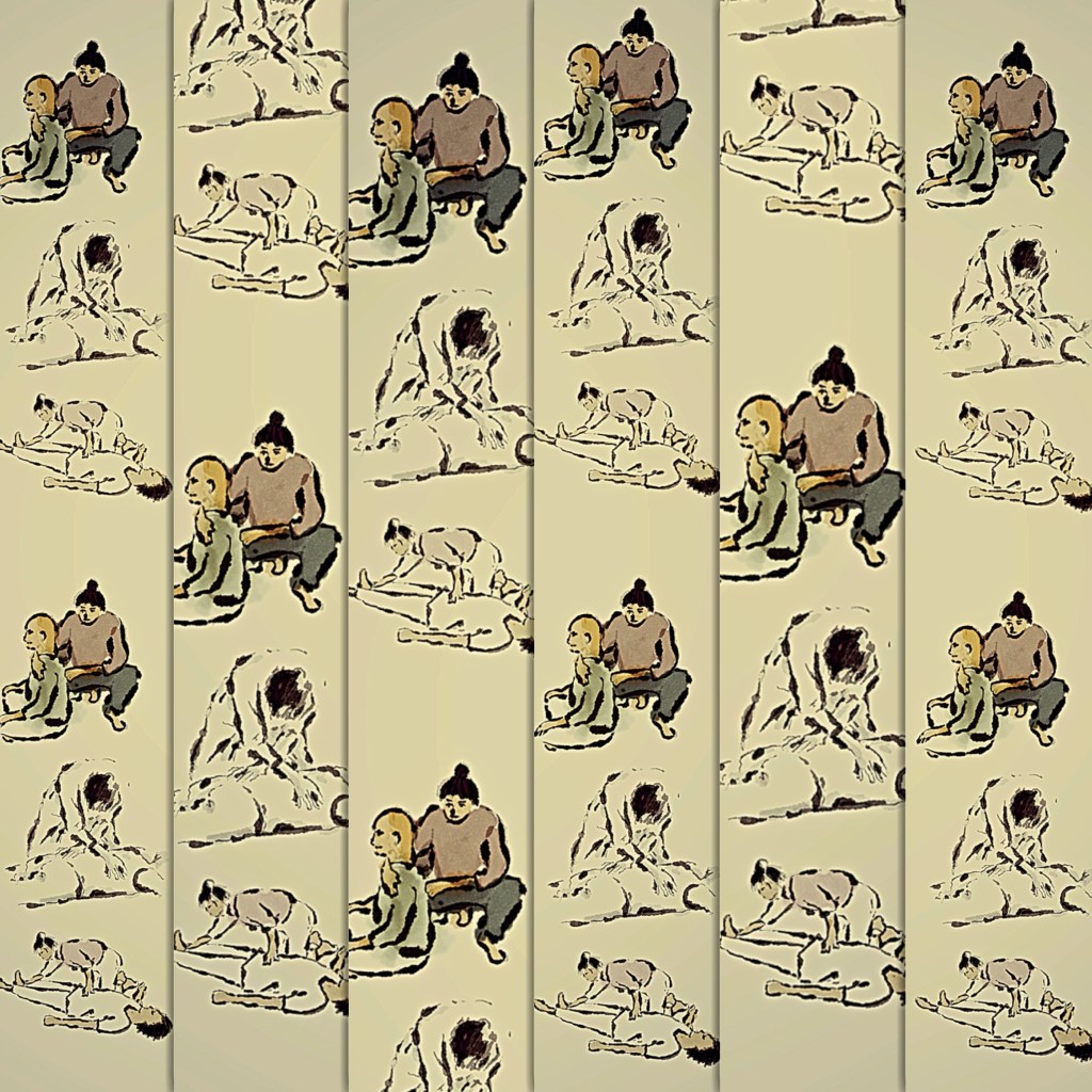 Collage_Shiatsu_Figuren